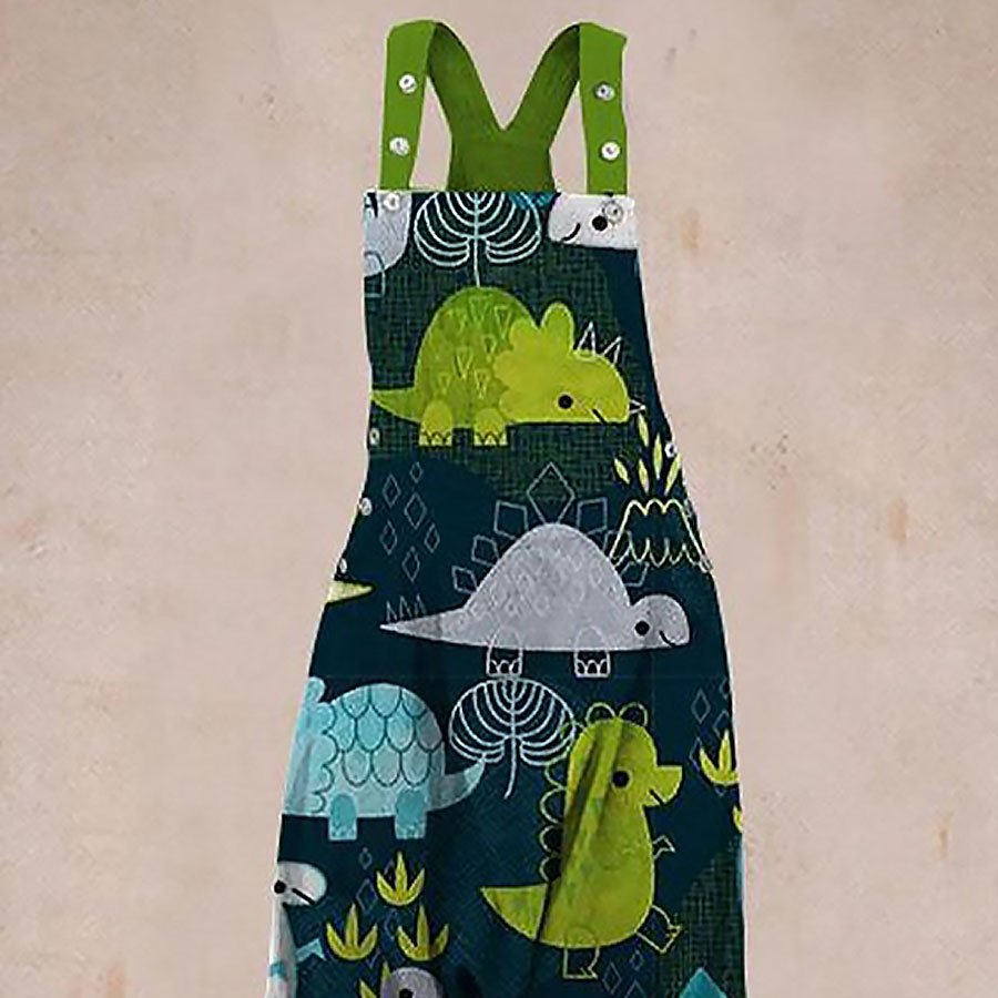 Ladies Casual Printed Harem Jumpsuit