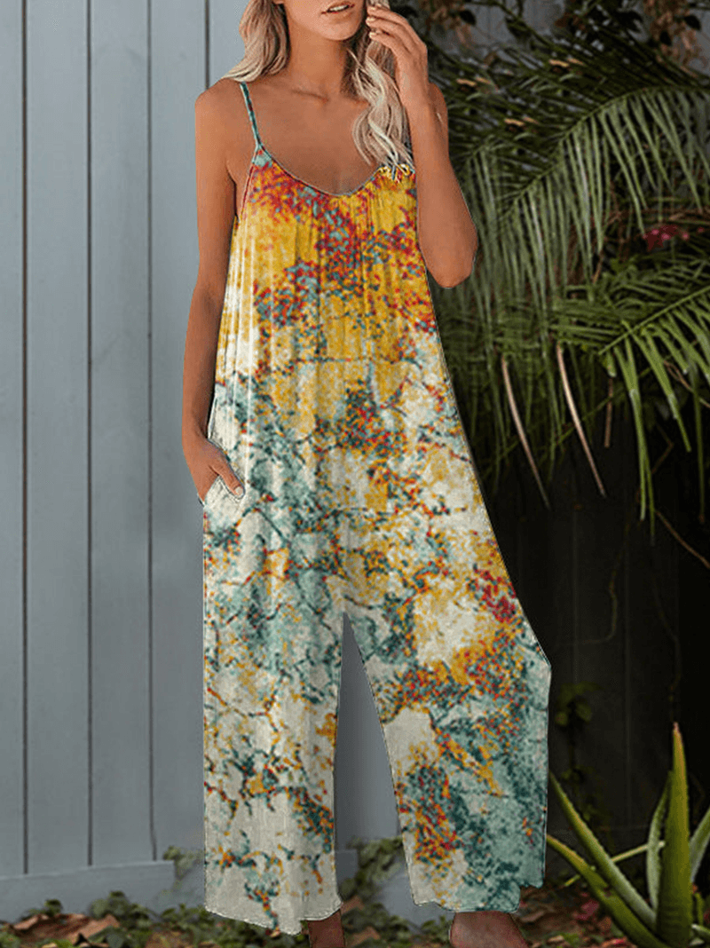 Orange Camisole Jumpsuit