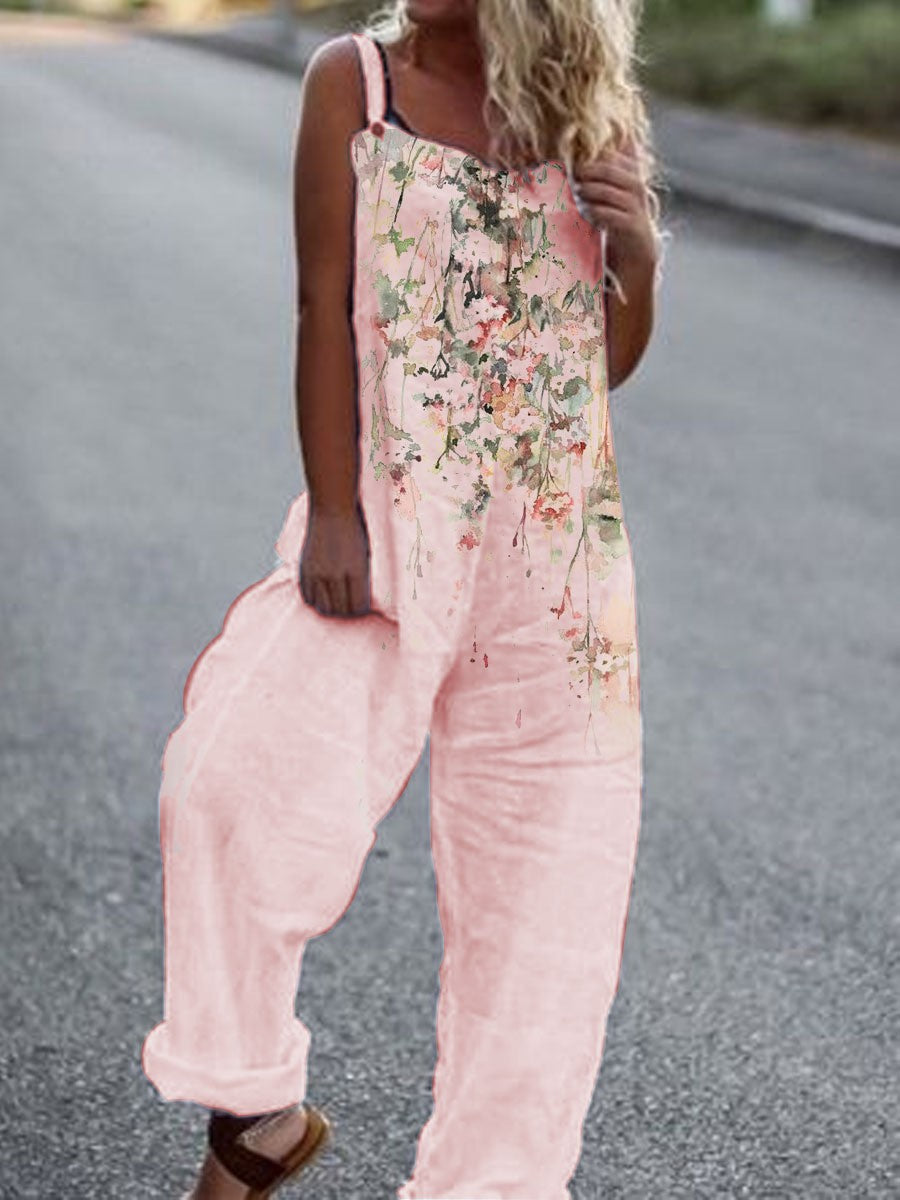 Pink Jumpsuit Overalls